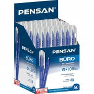 PENSAN 2270 BÜRO TÜKENMEZ KALEMİ 1MM MAVİ  50 li