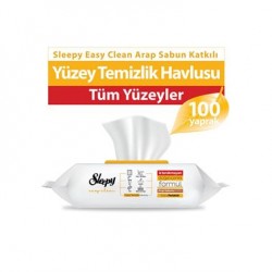 Sleepy Yüzey Temizlik Havlusu Arap Sabunlu 100 lü