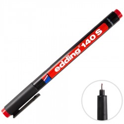 Edding Asetat Kalemi 140-02 S Kırmızı