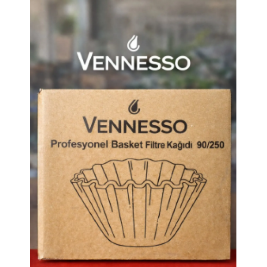 VENNESSO Basket tipi Kahve Filtre Kâğıdı 90/250