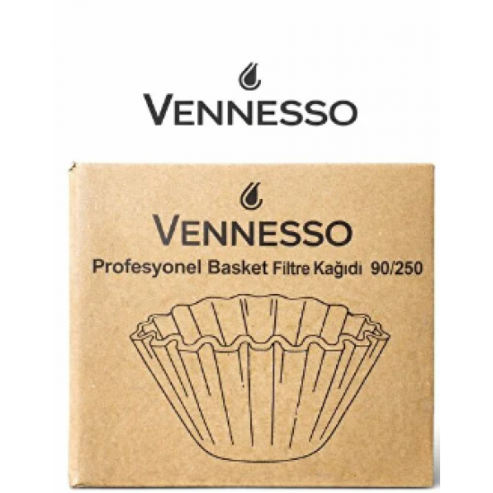 VENNESSO Basket tipi Kahve Filtre Kâğıdı 90/250