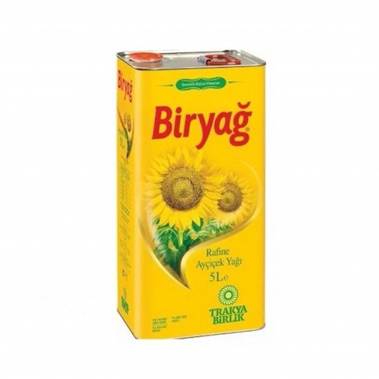 Biryağ Ayçiçek Yağı 5 Lt