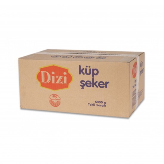 Dizi Tek Sargılı Küp Şeker 5 Kg