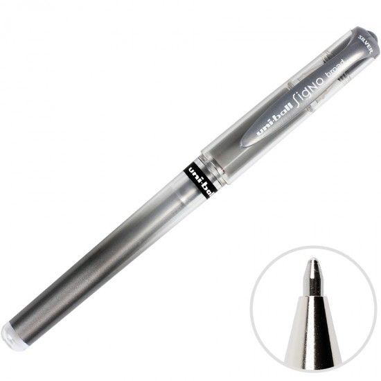 Uni Um-153 İmza Kalemi Gümüş