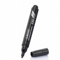 Lacco Permanent Markör - Yuvarlak Uç - Siyah