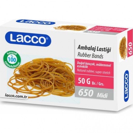 Lacco Ambalaj Lastiği - Midi - 50 Gr. %100 Kauçuk