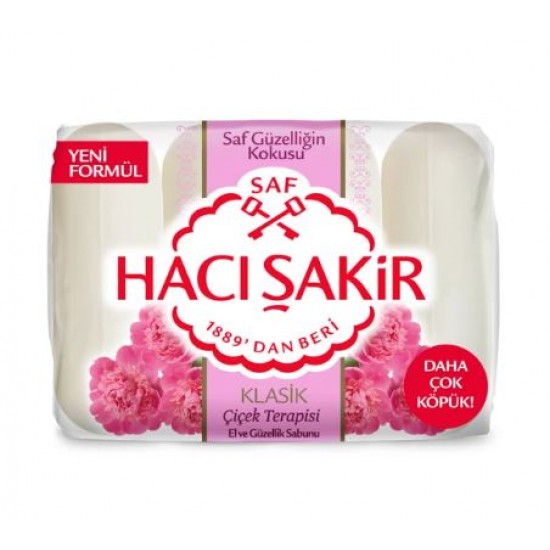 Hacı Şakir Sabun 4x70gr Çiçek Terapisi