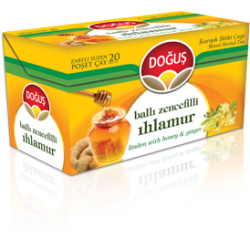 Doğuş Bardak Poşet Çay Ihlamur Ballı Zencefil Aromalı 1.6 g x 20 Adet