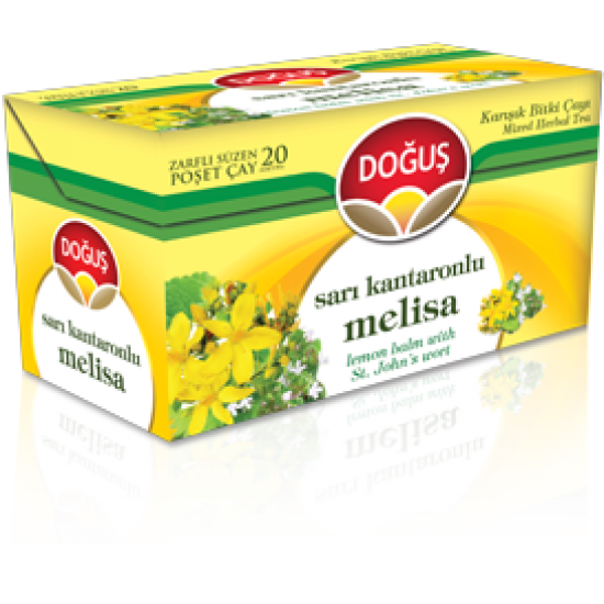 Doğuş Bardak Poşet çayı Sarı Kantaronlu Melisa 1,5gr x 20 ADET